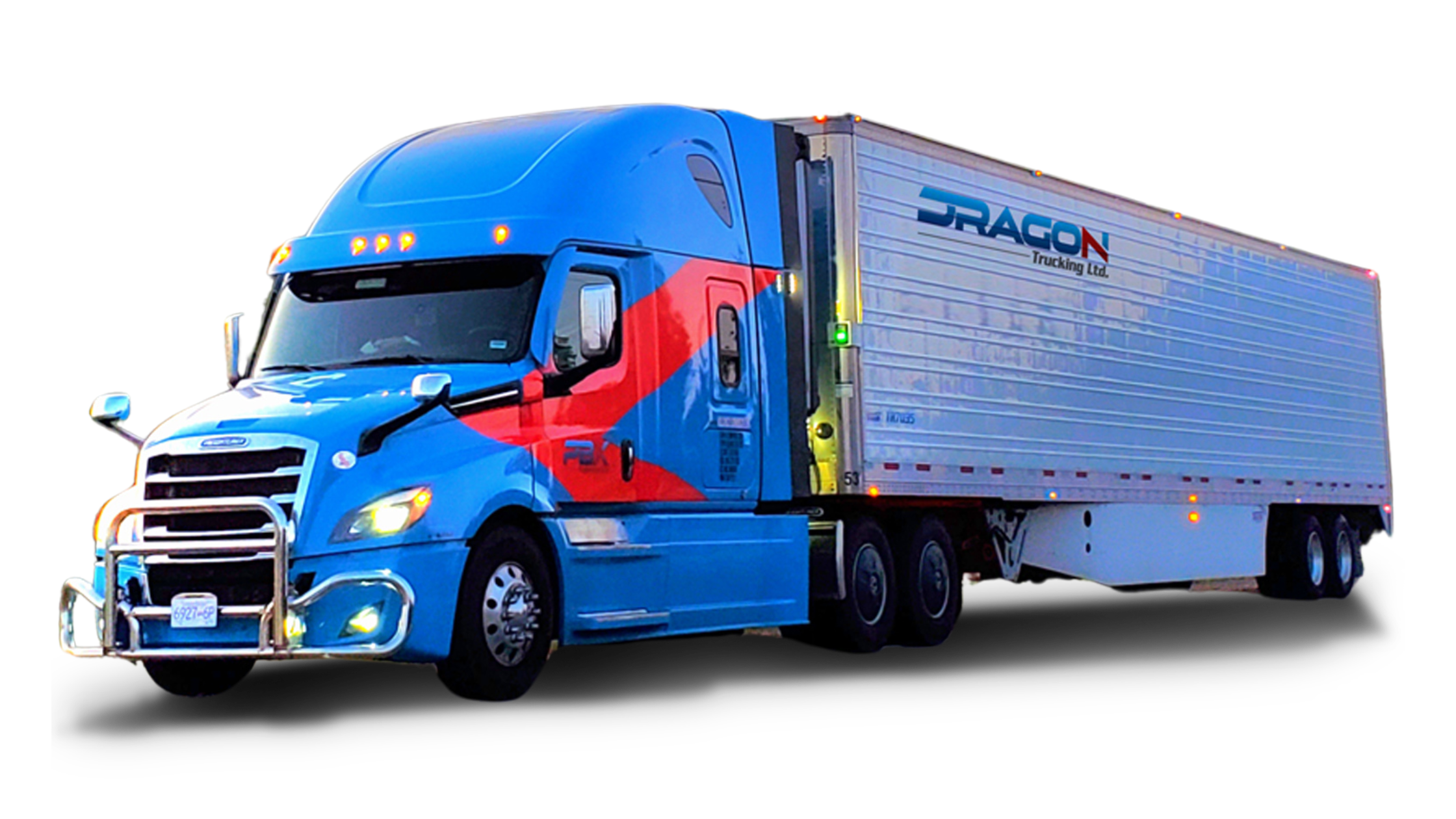 Dragon Trucking reefer truck